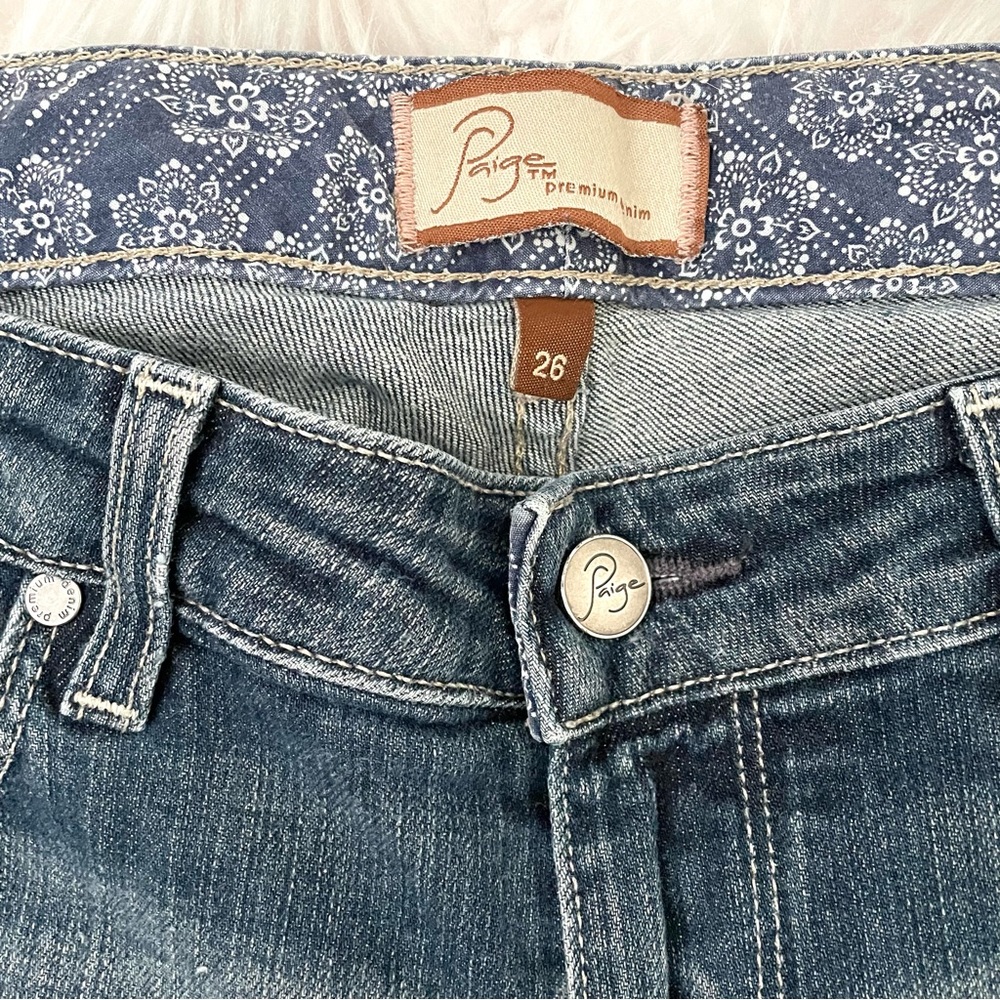 Paige Y2K vintage Jimmy Jimmy low rise straight leg denim jeans 27